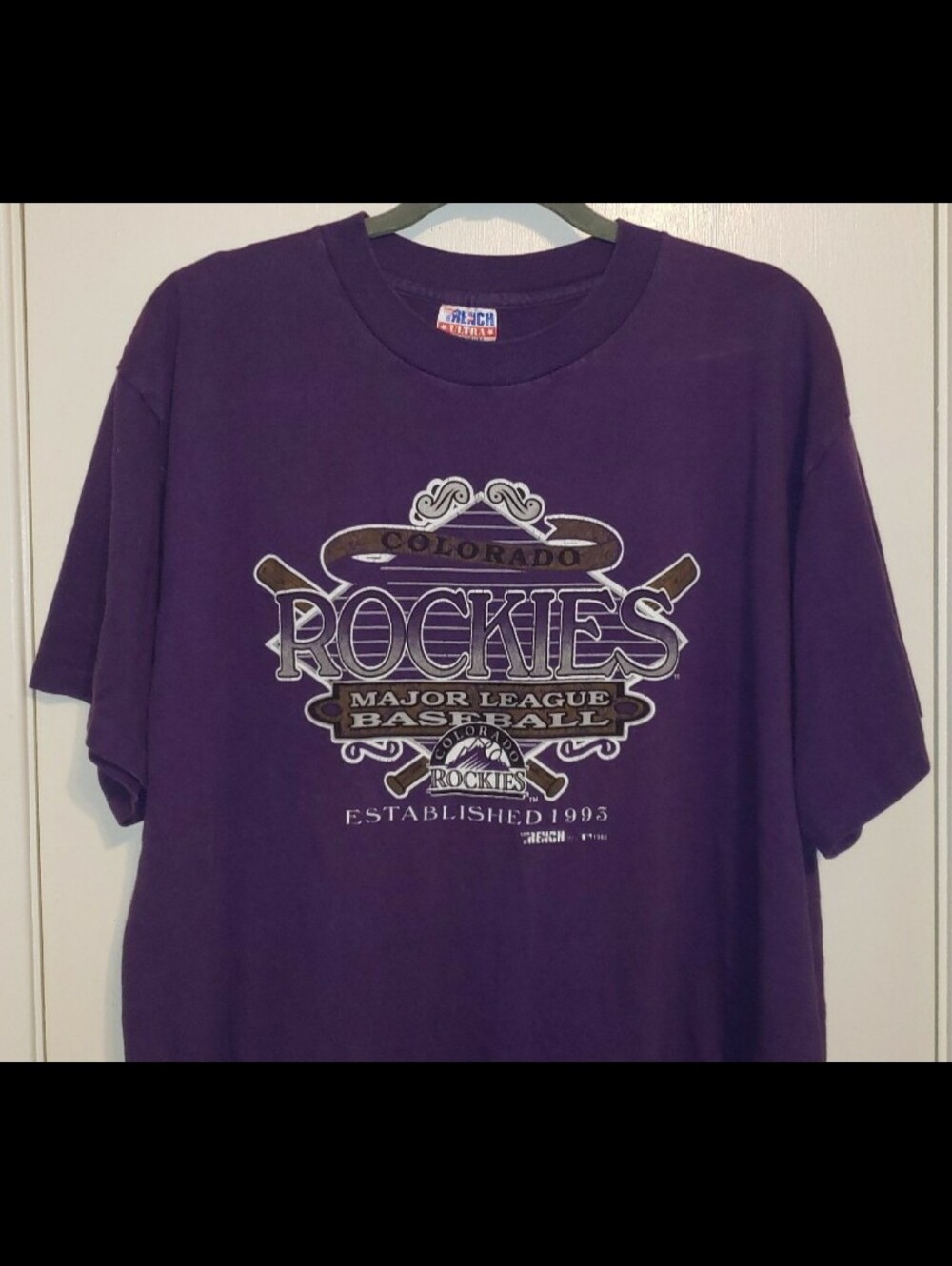 Vintage 1993 Colorado Rockies Major League Baseball T-Shirt
